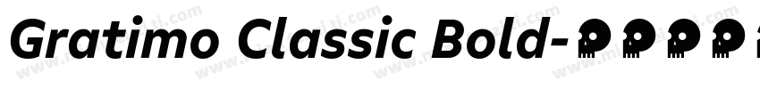 Gratimo Classic Bold字体转换